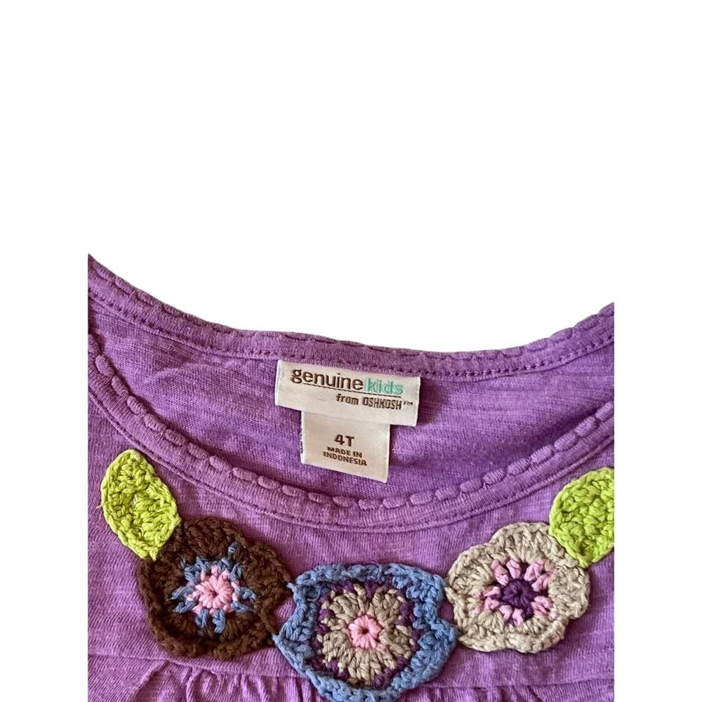 Oshkosh Genuine Kids Purple Dress Girls Size 4T